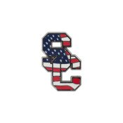 USC Trojans United States Flag Pin
